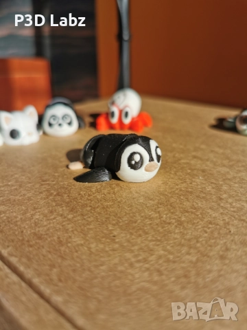 Комплект от 6 забавни 3D принтирани фигурки (Flexi), снимка 6 - Фигурки - 52510237