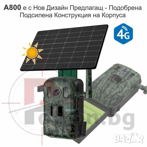 Ловна камера със соларен панел, снимка 3 - Камери - 54144505