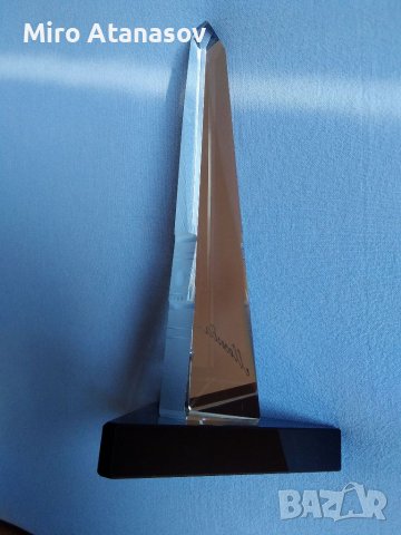 СССР кристален сувенир Спаската кула Кремъл Москва, снимка 4 - Колекции - 39909558