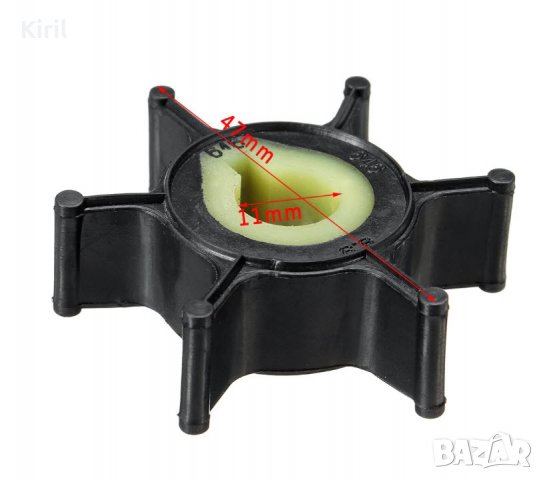 ВОДНА ПОМПА ИМПЕЛЕР ЗА Yamaha 2HP  646-44352-01 Sierra 18-3072за Mariner 47-80395M , снимка 2 - Воден транспорт - 29601071