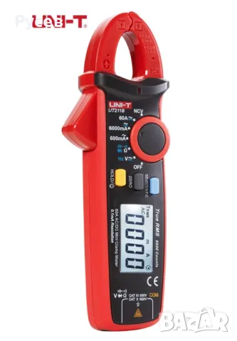  Uni-t Ut211b AC/DC Мини Ампер клещи True RMS, снимка 2 - Друга електроника - 48307347