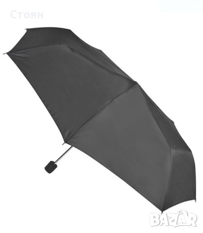 Сгъваем чадър за дъжд Ръчен сив 53 см