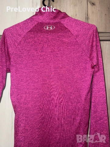 Розова блуза на under armour , снимка 3 - Блузи с дълъг ръкав и пуловери - 52644362