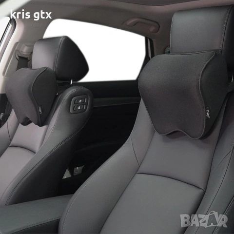 2бр Ортопедични Възглавнички Neck Pillow за автомобилна седалка – комфорт и опора по време на път