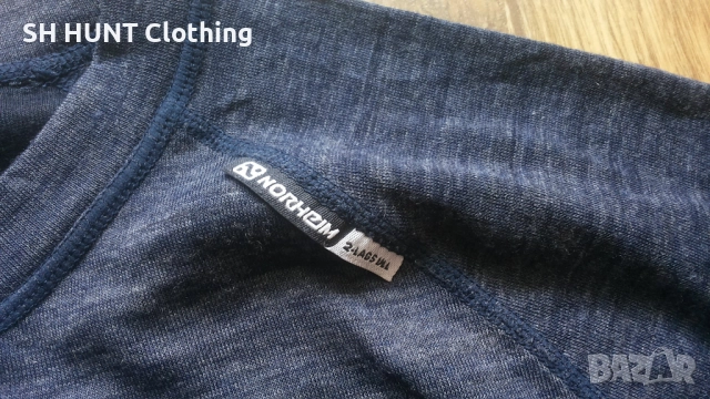 NORHAIM 70% Merino Wool Thermo Underwear размер XS термо блуза 70% Мерино вълна - 1642, снимка 5 - Екипировка - 52777518