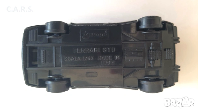 Bburago Ferrari GTO MADE IN ITALY - Мащаб 1:43, снимка 8 - Колекции - 54088860