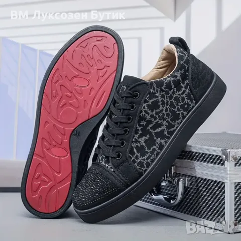 🔝 МЪЖКИ ЛУКСОЗНИ ОБУВКИ | СТИЛ Louboutin | УНИКАЛНО КАЧЕСТВО | ДОСТЪПНА ЦЕНА 🔝, снимка 1