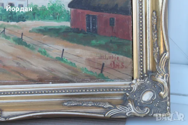 Стара Европейска картина, снимка 6 - Картини - 50099476