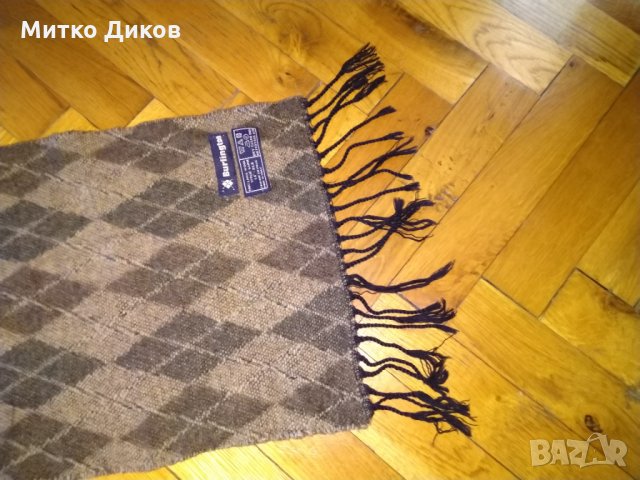 BURLINGTON ITALY 100% вълна 152x26cm, снимка 8 - Шалове - 31005815