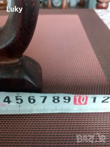 Стилна статуетка.Голо тяло.Дърворезба., снимка 4 - Други ценни предмети - 48455023