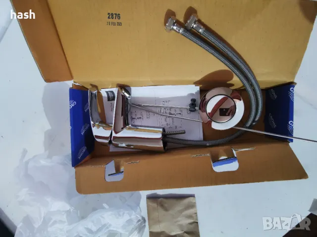 Grohe 32926002 Eurosmart Смесител за мивка, размер S, с изпразнител, снимка 6 - Смесители - 48567276