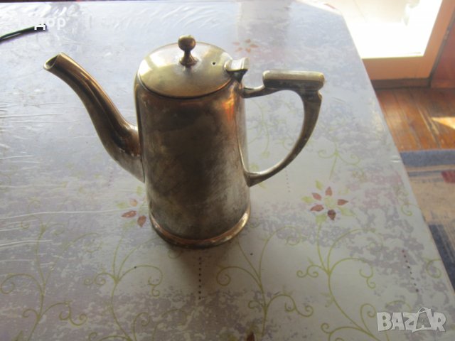 Старинен бронзов чайник кана , снимка 4 - Прибори за хранене, готвене и сервиране - 30185000