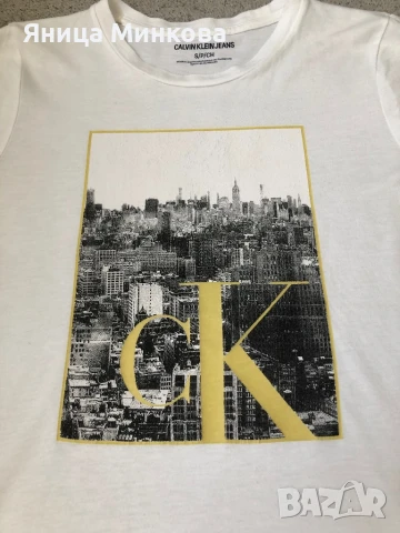 Дамска тениска Calvin Klein, снимка 4 - Тениски - 51318272