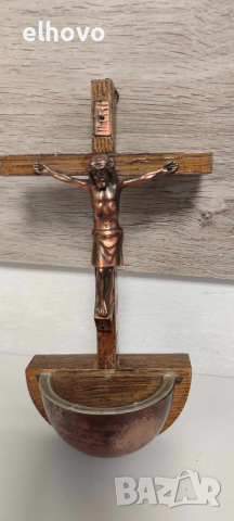 Дървен кръст разпятие Исус Христос, снимка 4 - Антикварни и старинни предмети - 44649360