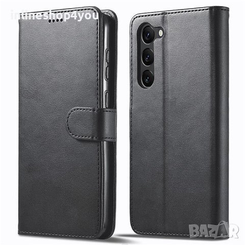 Кожен Калъф Тип Тефтер за Samsung Galaxy S24 | S24+ | S24 Ultra, снимка 3 - Калъфи, кейсове - 44258915