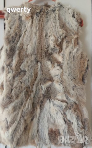 елек с естествен косъм, снимка 2 - Жилетки - 40095473