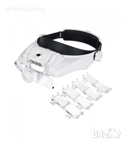 82000MC Увеличителна лупа за глава с лед осветление, снимка 2 - Друга електроника - 34238138