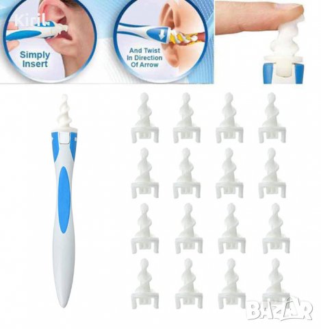 Уред за почистване на уши Smart Swab 16 броя накрайника , снимка 5 - Други - 32207933