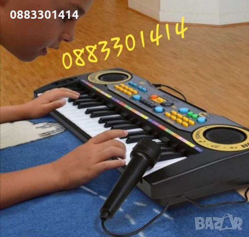Детска йоника Пиано с микрофон , снимка 3 - Музикални играчки - 30837687
