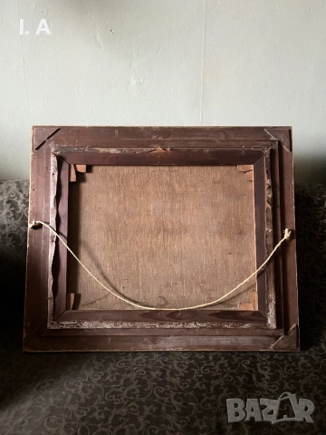 Маслена картина на F. Van Olleck, 20ти век, снимка 7 - Картини - 53945518