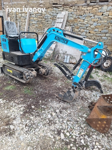 мини багер 1 тон, снимка 4 - Индустриална техника - 52965079
