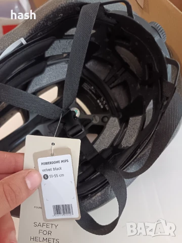 Велосипедна каска ABUS PowerDome, размер S / 51-55см/, снимка 7 - Спортна екипировка - 50877291