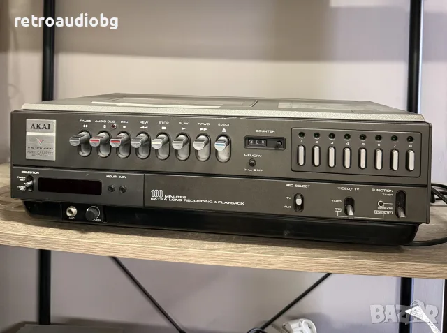 🔈Винтидж VHS видео рекордер Akai VS - 9300EG Video Cassette Recorder - 1978 г.🔈, снимка 8 - Плейъри, домашно кино, прожектори - 56080602