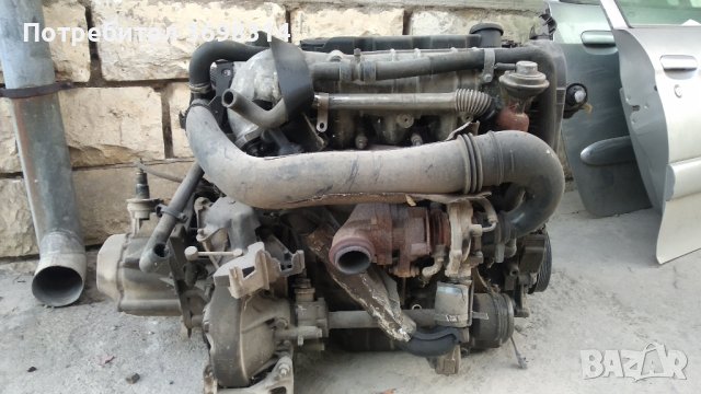 Двигател от Ситроен Ксара Пикасо 2 HDI комплект със 5 степенна скоростна кутия и турбо , снимка 3 - Части - 42147622