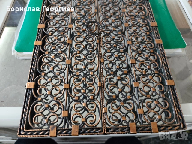 Старо огледало с меден обков, снимка 4 - Антикварни и старинни предмети - 53971450