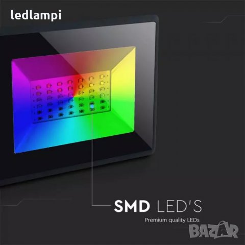 LED Прожектор RGB 30W Дистанционно Управление, снимка 7 - Лед осветление - 29831009