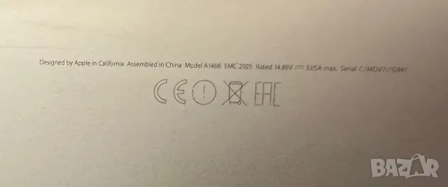 Macbook air a1466 2015 на части, снимка 6 - Части за лаптопи - 50150440