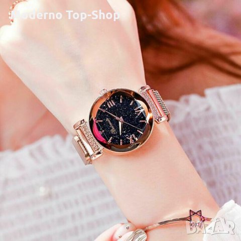 Магнитно Закопчаване-Красив Дамски Часовник, снимка 7 - Дамски - 31162808