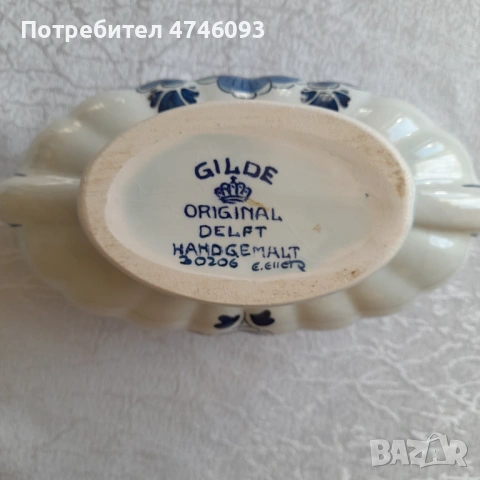 Колекция автентичен холандски порцелан Делфт / Delft Blue – лот, снимка 8 - Колекции - 53948209