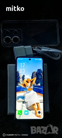 INFINIX NOTE 30 AURORA BLUE-Перфектно състояние.6.8"OLED 120Hz.дисплей