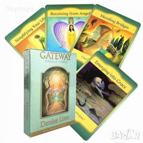 Оракул таро карти:  Sacred Traveler Oracle & Gateway Oracle & Sacred Forest, снимка 3 - Други игри - 36812526