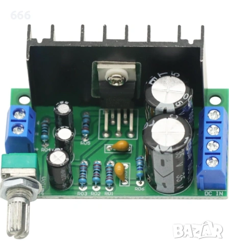 2 бр. TDA2050 DC 12-24V 5W-120W моно усилвател, едноканален моно аудио усилвател, платка, снимка 5 - Друга електроника - 54045646