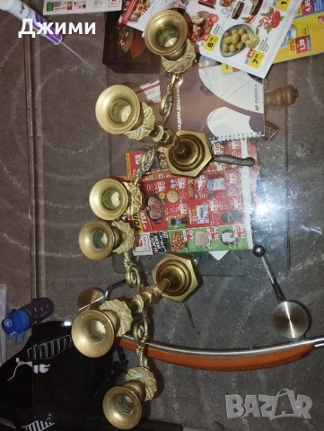 различни баварски бронзови свещници, снимка 16 - Антикварни и старинни предмети - 39305702