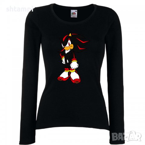 Дамска тениска Sonic Shadow Игра,Изненада,Подарък,Празник,Повод , снимка 2 - Тениски - 37243995
