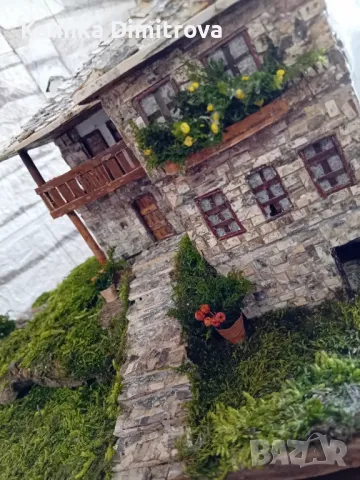 Макет на родопска къща-ръчна изработка., снимка 5 - Декорация за дома - 50028910