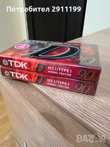 Аудио касета TDK D90, 2бр., снимка 2 - Други - 49038804