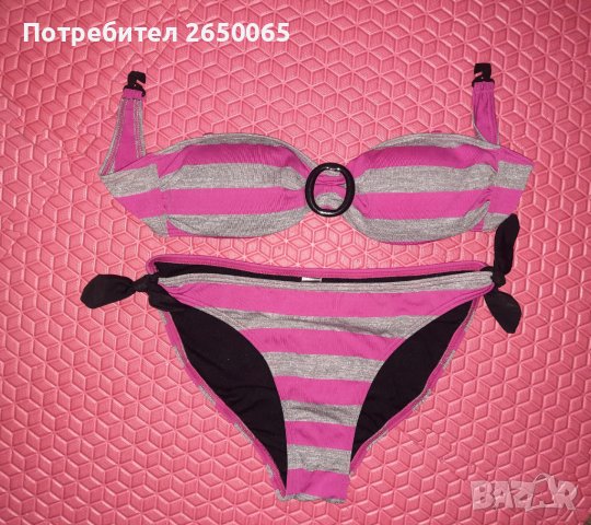 Орг. бански S размер рае бронз и розово, снимка 12 - Бански костюми - 36970695
