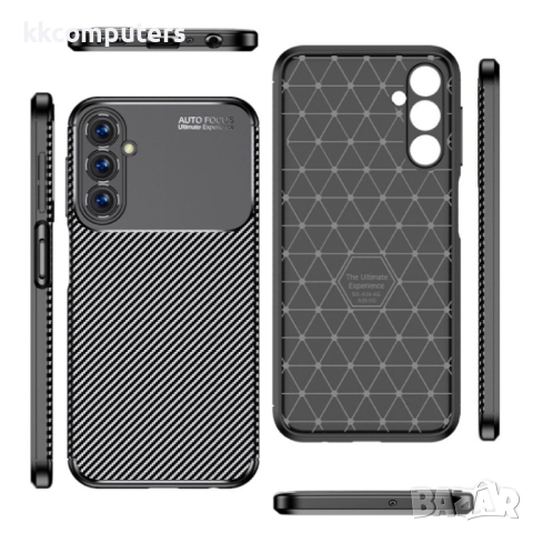 Samsung Galaxy A25 5G Удароустойчив Carbon Fiber Калъф и Протектор, снимка 6 - Калъфи, кейсове - 52739240