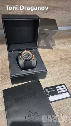 Edox chronographe мъжки часовник, снимка 4 - Мъжки - 56508905