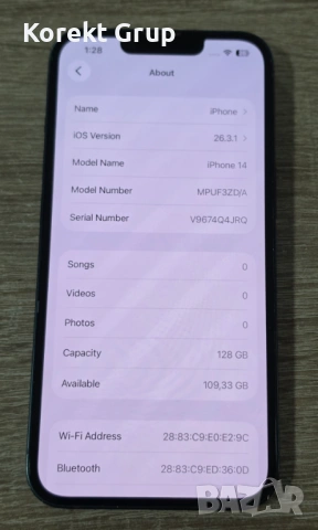 Iphone 14 128gb, снимка 6 - Apple iPhone - 54363932