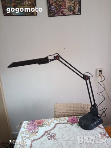лампа шарнирна,Работна Лампа шарнирна,подвижна, Настолна лампа,за бюро,маса,тезгях,струг,, снимка 17 - Настолни лампи - 44404521