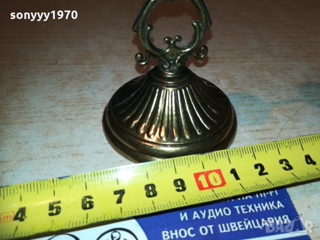 кокетен свещник мед/месинг 0912202029, снимка 14 - Колекции - 31069339