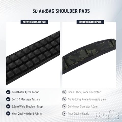 Нови Регулируеми Ремъци NEEWER с Въздушни Клетки за раница чанта, снимка 2 - Други стоки за дома - 42733182