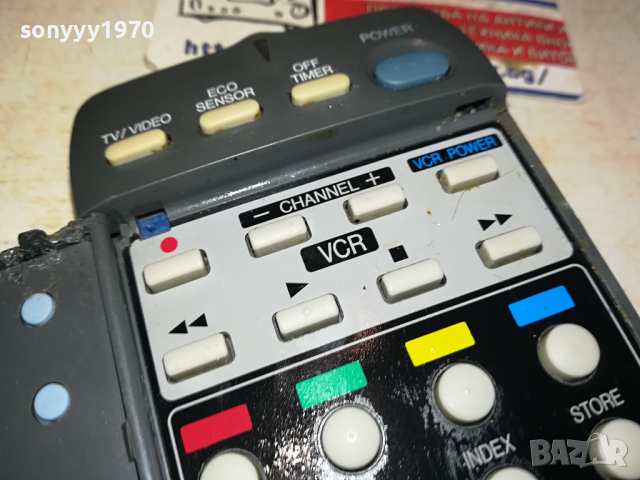 JVC RM-C891 TV/VCR REMOTE-ВНОС SWISS 0303241252, снимка 14 - Дистанционни - 44583647
