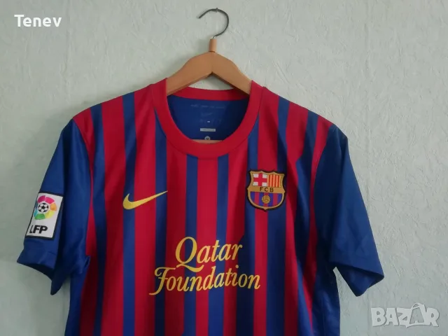 Barcelona Puyol Nike 2011-2012 оригинална тениска фланелка Барселона Пуйол екип , снимка 4 - Тениски - 50078745