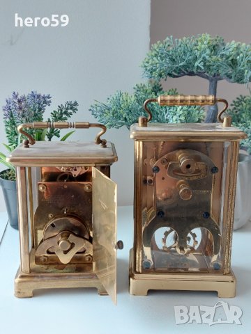 Два каретни часовника/каретен часовник/, снимка 6 - Антикварни и старинни предмети - 39906329